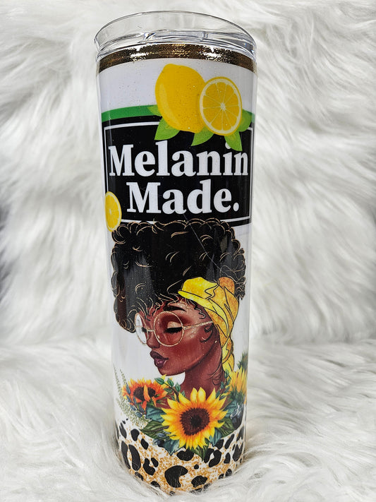 Melanin Made Nutrition Facts Tumbler